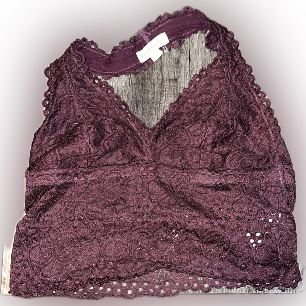 Aeropostale Deep Purple Lace Bralette